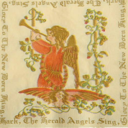 Musical Angels Luxury Napkins x 12 - Perfect for Christmas Parties and tables