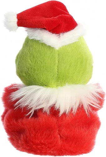 Santa Grinch Palm Pals Soft Toy plush Aurora