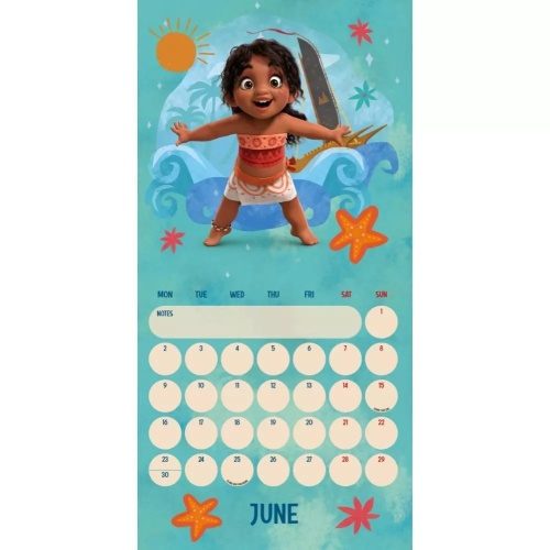 Disney Moana 2025 Calendar