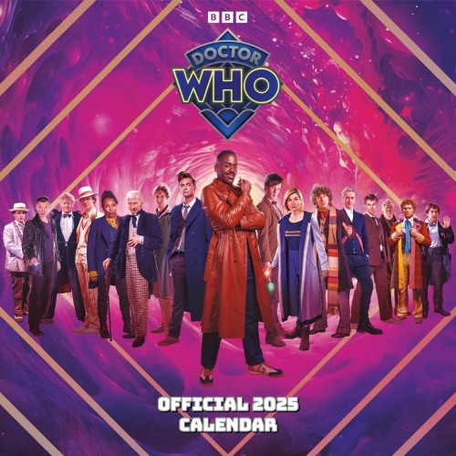 Doctor Who Classic Edition 2025 Calendar Official Licensed