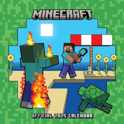 Minecraft Official 2025 Wall Calendar