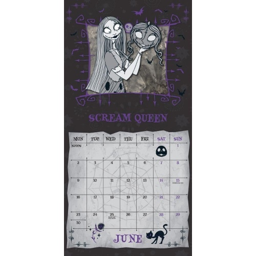 Disney The Nightmare Before Christmas 2025 Wall Calendar