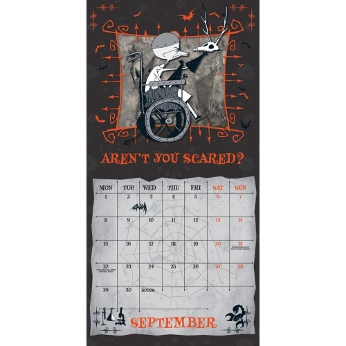 Disney The Nightmare Before Christmas 2025 Wall Calendar