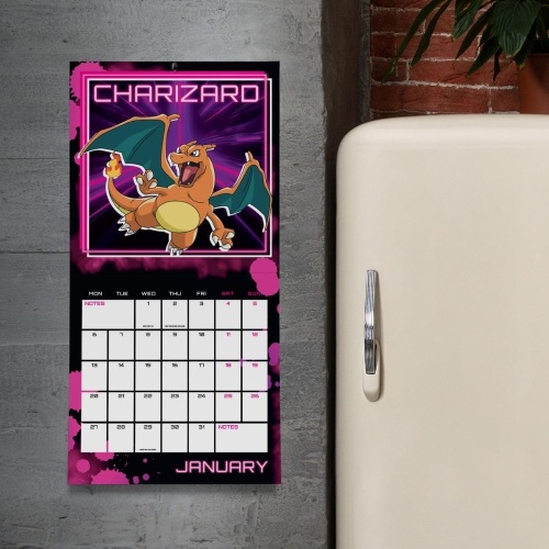 Official Pokemon 2025 Wall Calendar