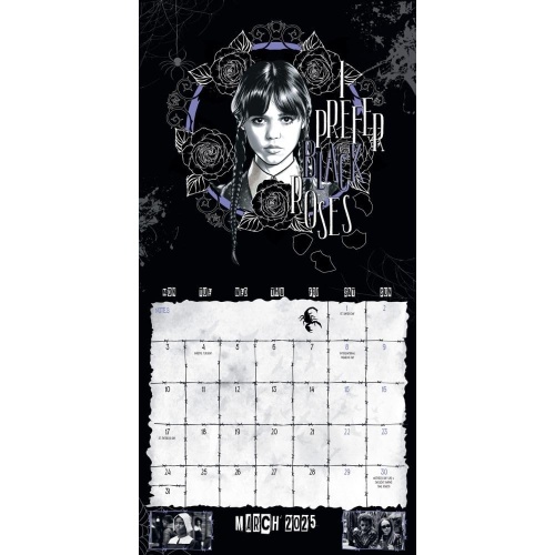 Wednesday 2025 Square Wall Calendar Officially Licensed