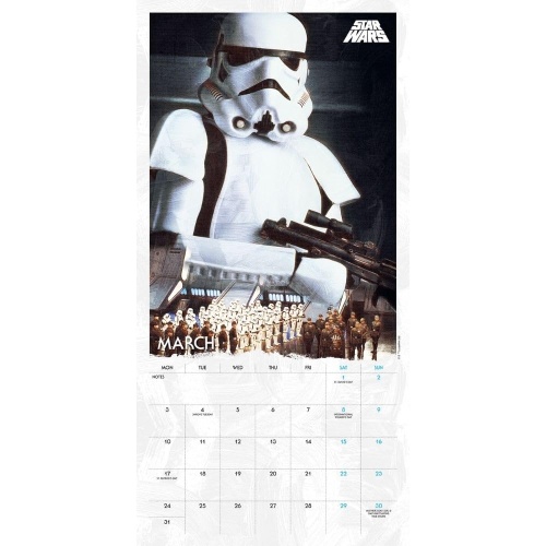 Disney Star Wars Classic 2025 Wall Calendar