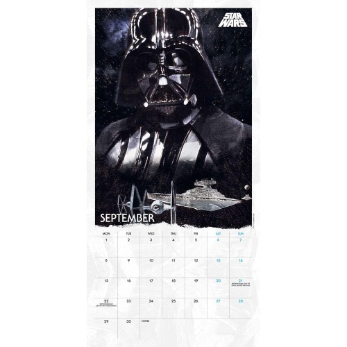 Disney Star Wars Classic 2025 Wall Calendar