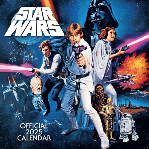 Disney Star Wars Classic 2025 Wall Calendar