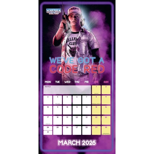 Stranger Things Wall Calendar 2025