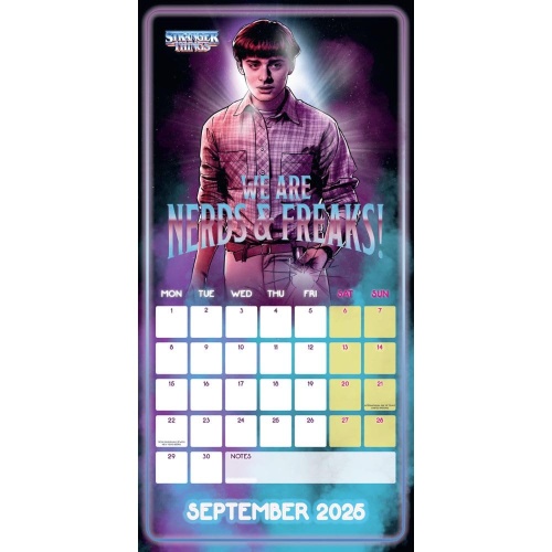 Stranger Things Wall Calendar 2025