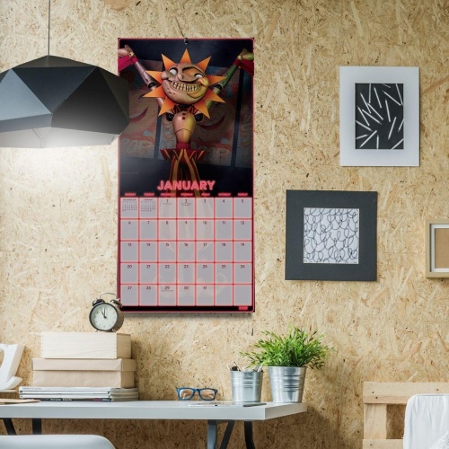 Five Nights At Freddy's Square Wall 2025 Calendar Officially Licensed