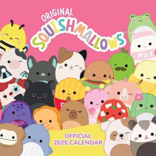 Squishmallows 2025 Wall Calendar