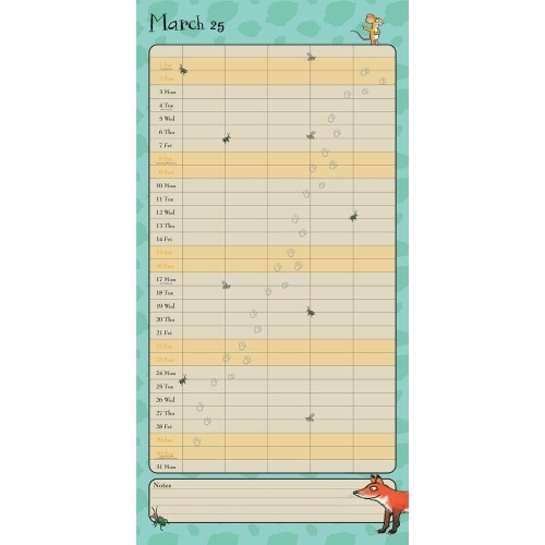 Gruffalo 2025 Family Planner Wall Calendar Officially Licensed