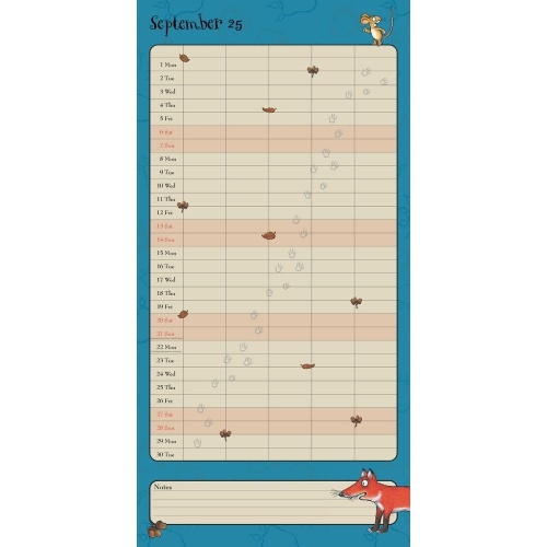 Gruffalo 2025 Family Planner Wall Calendar Officially Licensed