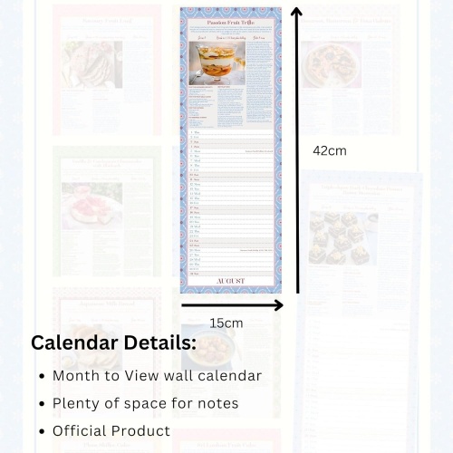 Great British Bake Off 2024 Slim Wall Calendar threelittlebears.co.uk