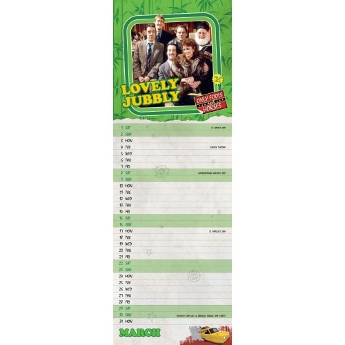 Only Fools & Horses 2025 Wall Slimline Calendar