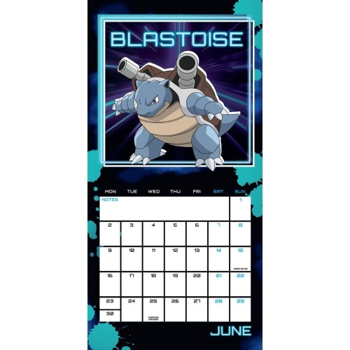 Pokemon Official 2025 Mini Calendar