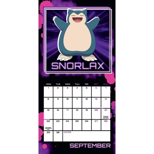 Pokemon Official 2025 Mini Calendar