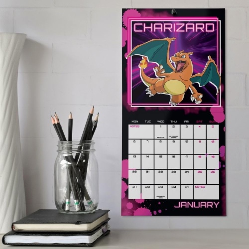 Pokemon Official 2025 Mini Calendar