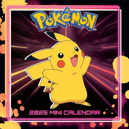 Pokemon Official 2025 Mini Calendar