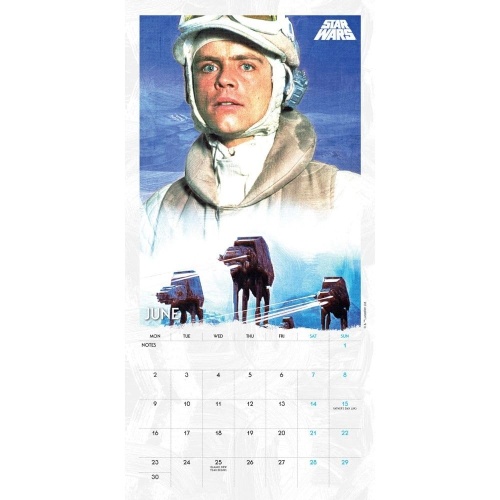 Star Wars Classic Mini 2025 Calendar