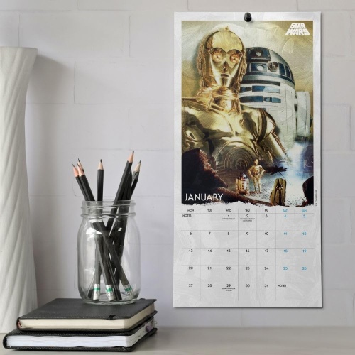 Star Wars Classic Mini 2025 Calendar