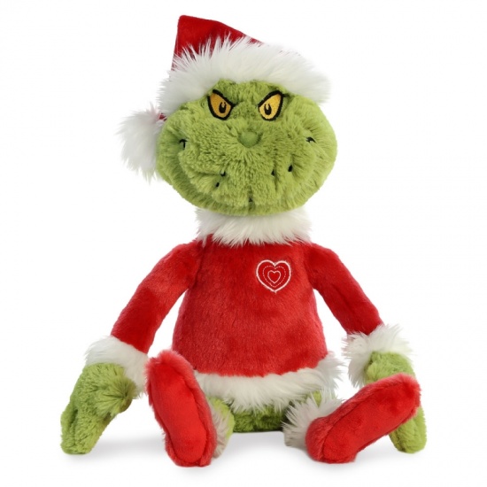 The Grinch - Dr Seuss Santa Grinch 19'' Soft Plush