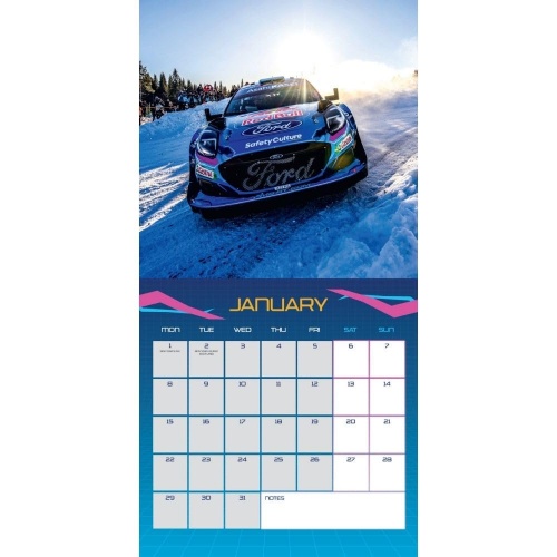 M-Sport Ford World Rally Team 2024 Wall Calendar