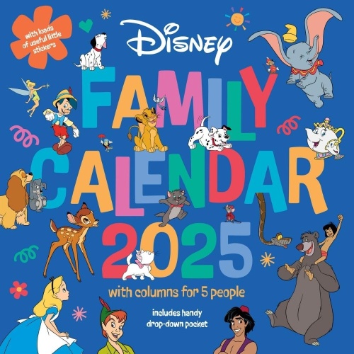 Disney Classics Family Organiser 2025 Calendar