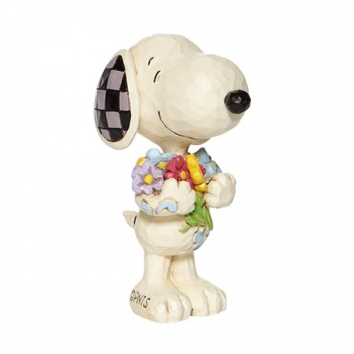 Jim Shore Peanuts Snoopy in a Puffer Jacket Mini Figurine ...