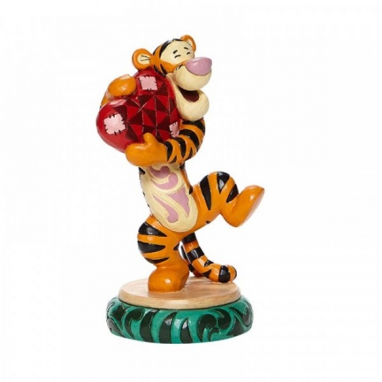 Disney Traditions Heartfelt Hug - Tigger Holding Heart Figurine