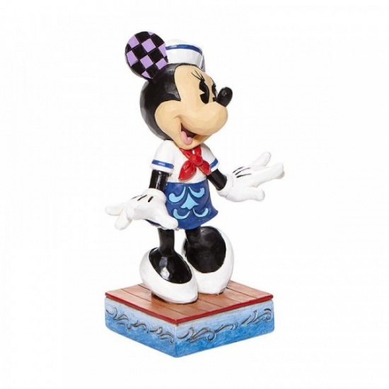 Disney Traditions Sassy Sailor Minnie Mouse Personality Pose Figurine