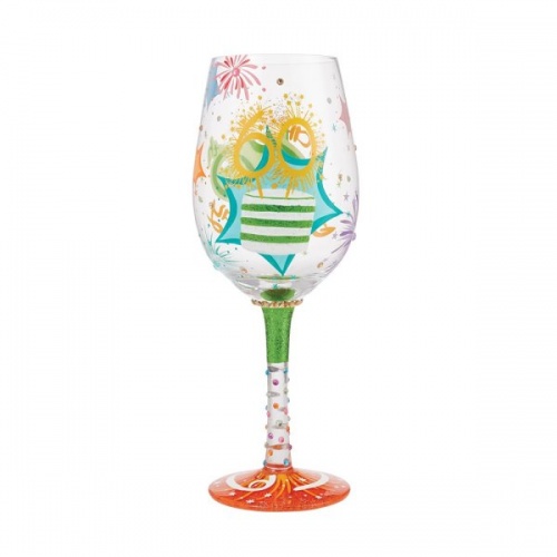 Lolita Happy 60th Birthday Wine Glass - Gift Boxed