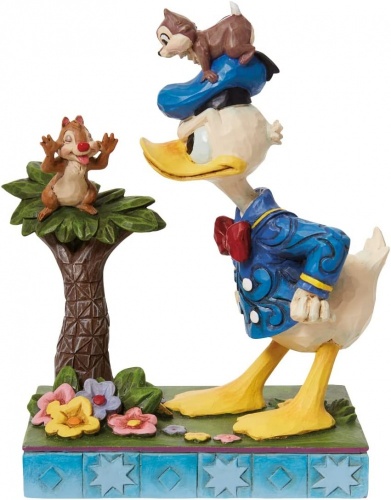 Disney Traditions Donald Duck and Chip n Dale Figurine