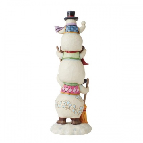 Jim Shore Heartwood Creek Stacked Snowmen Figurine