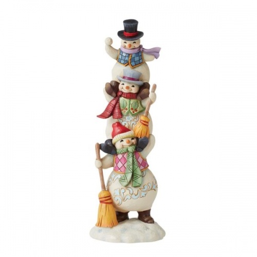 Jim Shore Heartwood Creek Stacked Snowmen Figurine