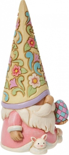 Jim Shore Heartwood Creek Easter Gnome with Bunny Slippers Figurine