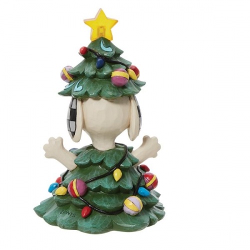 Peanuts Snoopy Dressed as a Tree Led Light Up Figurine