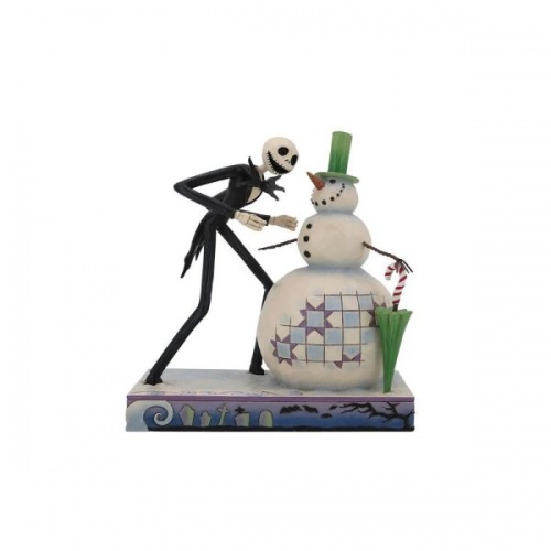 Disney Traditions Nightmare Before Christmas Jack Discovering Snowman Figurine