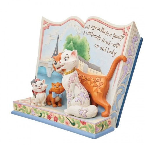 Disney Traditions Aristocats Storybook Long Ago in Paris Figurine