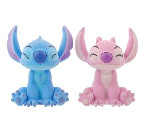 Disney Kissing Stitch & Angel Flocked Figurine by Grand Jester Studios