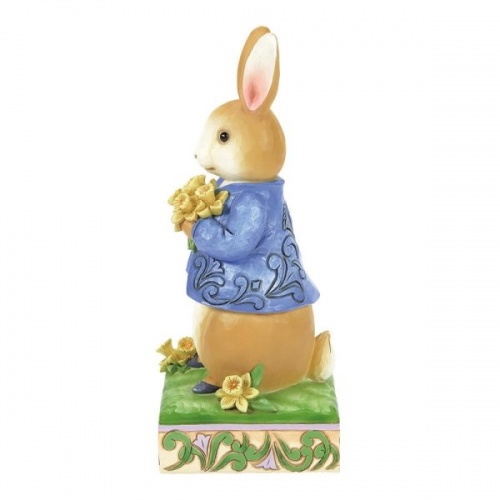 Jim Shore Peter Rabbit with Daffodils Figurine