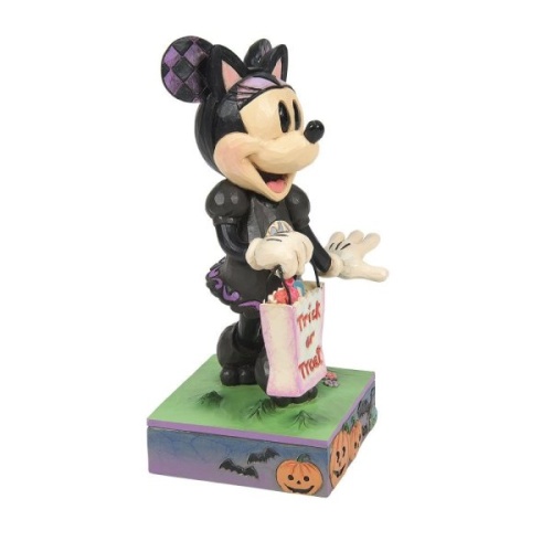 Disney Traditions Minnie Mouse Cat Costume Trick or Treat Figurine