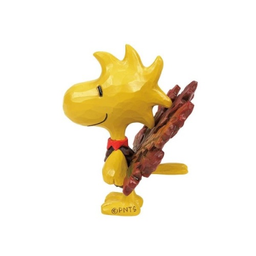 Jim Shore Peanuts Woodstock Turkey Mini Figurine