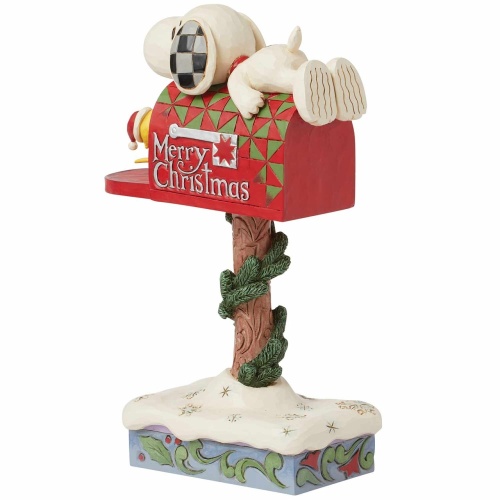 Jim Shore Peanuts Snoopy & Woodstock Mail Figurine