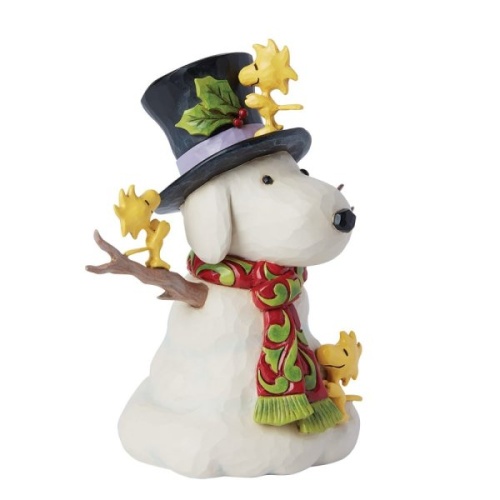 Jim Shore Peanuts Snoopy Snowman