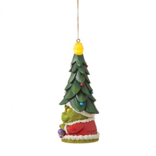 Jim Shore The Grinch Light Up Gnome Hanging Ornament