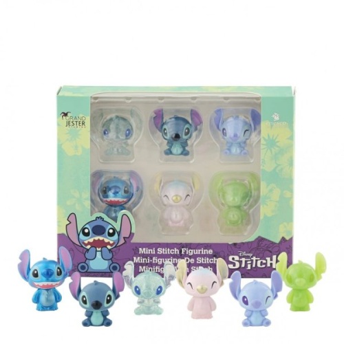 Disney Stitch 6 Pack Mini Figurines by Grand Jester Studios