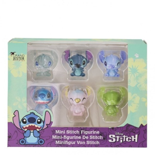 Disney Stitch 6 Pack Mini Figurines by Grand Jester Studios