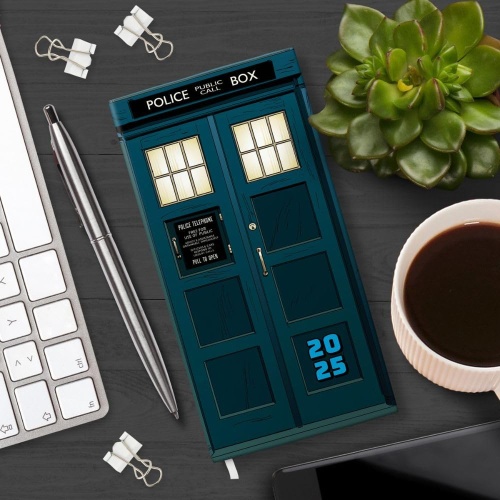 Doctor Who 2025 Slim Diary Week To View Officially Licensed